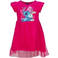 Disney Sommerkleid Disney Lilo und Stitch Kinder Mädchen Sommerkleid Kleid 100% Baumwolle, Gr. 98 bis 128