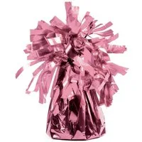 partydeco Aufblasbares Partyzubehör, Gewichte 7cm für Helium Deko 4er Set Altrosa