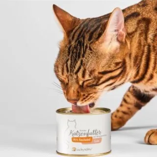 Lucky-Kitty Katzenfutter Ente 15x200 g