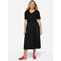 Laurasøn Jerseykleid Kleid Jersey/Web Halbarm