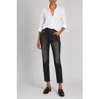 ROBELL 7/8-Jeans NENA09 Jeans mit Reißer am Beinabschluß mit Stretch Anteil