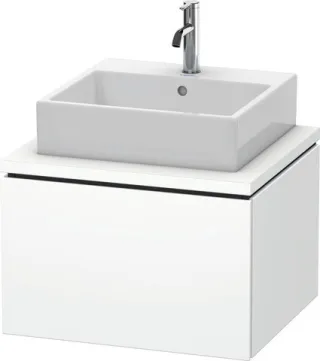 Duravit L-Cube Konsolenwaschtischunterbau wandhängend Weiß Matt 620x547x400 mm - LC581001818 LC581001818