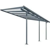 Palram - Canopia Terrassendach Sierra, BxT: 555x286 cm, (1-St), 7 Jahre Herstellergarantie, LxBxH 286x555x305cm