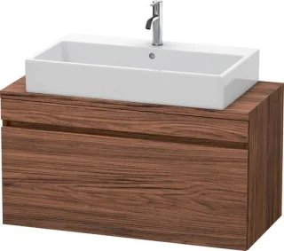 Duravit DuraStyle Konsolenwaschtischunterbau wandhängend Nussbaum dunkel Matt 1000x478x512 mm - DS53 DS530402121
