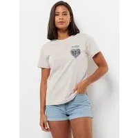 Jack Wolfskin T-Shirt DISCOVER HEART T W