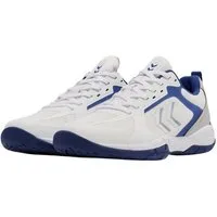 hummel Hallen-Indoorschuhe Speed Court weiss/blau Herren Badmintonschuh