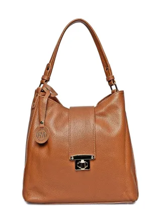 Roberta M Braun Rindsledertasche