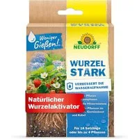 Neudorff Pflanzenstärkungsmittel Wurzelstark 36 g, Wurzelaktivator für schnelles Wurzelwachstum aller Pflanzen, Weniger Gießen, auch in Trockenperioden, Garantiert eine optimale Düngerausnutzung
