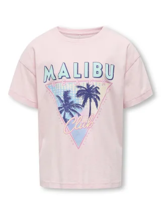 KIDS ONLY - KOGRUTH LIFE S/S LOOSE PRINTED TEE JRS roseate spoonbill - Gr. - 164