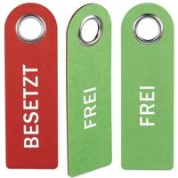 relaxdays Dekohänger Türschild Besetzt Frei 3er Set