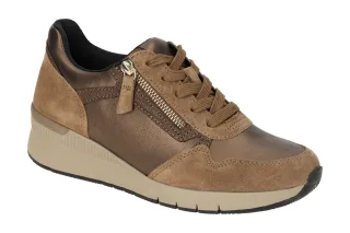 Gabor 76.508.15 Damen Sneaker in Braun Kupfer/Nut/Bronce - bequeme City Dream...