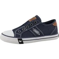 Mustang Shoes Gaspare Slip-On Sneaker Freizeitschuh, Slipper, Halbschuh mit Kontrastnähten