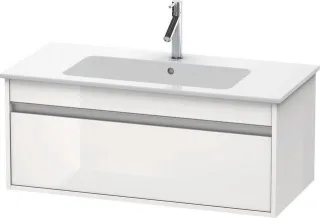 Duravit Ketho Waschtischunterbau wandhängend Weiß Hochglanz 1000x475x410 mm - KT642002222 KT642002222