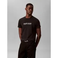 Calvin Klein T-Shirt Regular Fit, Rundhalsausschnitt, Logodruck