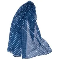 MayTree Modeschal leichter Chiffonschal Damen Polka Dot 50x150cm, (Stück, 1-St)