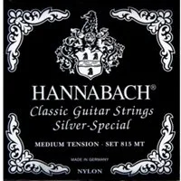 Hannabach Saiten, (K-Git.Saiten Satz 815 schwarz Nylon Medium Tension), K-Git.Saiten Satz 815 schwarz Nylon Medium Tension -