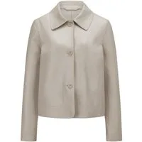 Milestone Kurzjacke MSCanna Damen Cardigan Lang Übergangsjacke