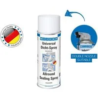 WEICON Dichtstoff Universal Dicht-Spray, sprühbarer Kunststoff zum Abdichten, gebrauchsfertig, (Dose), Überlackierbar, Für Innen- und Außenbereiche