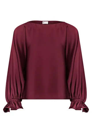 V by Vera Mont - Satin-Bluse - Gr. - 38