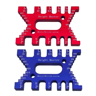Woodworking Dovetail Jig Tenon Caliper Gauge Metric/Inch High Precision Height Gauge For Router Table Saw Engraving Mach