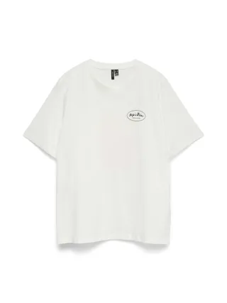 VERO MODA - VMZANDRA CATY SS TOP BOX JRS Snow White - Gr. - M