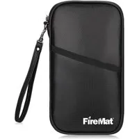 FireMat Reisetasche Feuerfeste & wasserfeste RFID Travelbag Reisepasshülle Reise Organizer, Feuerfest und RFID