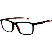 LUXXADA Sonnenbrille (PC Brille Damen Computerbrille Herren Blaulicht Filter Leichtgewicht, Rechteckige Anti Blue Light Brille mit Brillenbeutel) Anti Blue Light Brille Leichtes Kunststoff Gestell mit Federgelenke