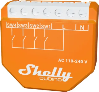 SHELLY Szenenaktivierer Wave i4, Unterputz, orange