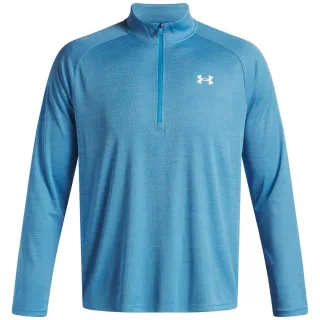 Under Armour - "Tech" mit halbem Reißverschluss Oberteil für Herren Strukturiert (Ätherisch Blau)