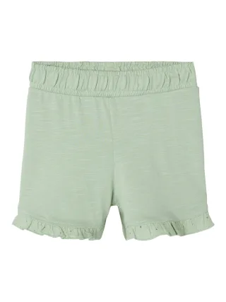 NAME IT - NMFJAMILLA SHORTS silt green - Gr. - 98