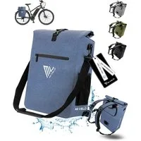 MIVELO Fahrradtasche 3in1 Gepäckträgertasche, Rucksack für Fahrrad Gepäckträger wasserdicht