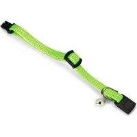 Beeztees Katzen-Halsband Kätzchenhalsband Nylon knallgrün