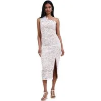 LIPSY One-Shoulder-Kleid Lipsy One-Shoulder-Bodycon-Spitzenkleid, Regular (1-tlg)
