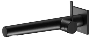 Keuco IXMO Pure Black Selection Waschtischarmatur Unterputz, eckig, Ausladung: 243 mm, schwarz matt 59516372102
