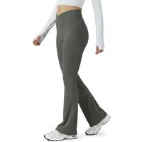 Smilodox Leggings SoftFeel Leonora, Bootcut Yogahose, atmungsaktiv & 4-Wege-Stretch High Waist Freizeithose, weiche Oberfläche, Yoga Pilates Stretching
