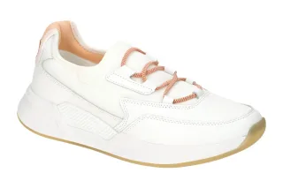 Gabor 66.951 ROLLINGSOFT Damenschuhe wei?/orange Sneakers