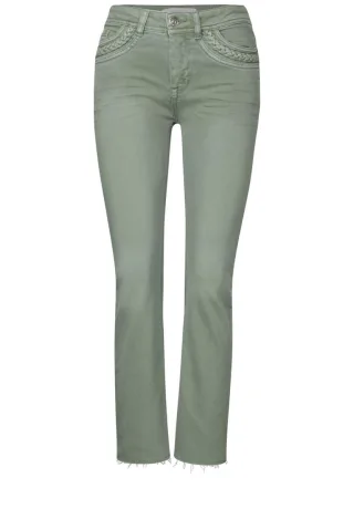 Street One - Bootcut Jeans grün - Gr. - 32/28