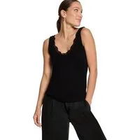 Zero Trägertop Damen mit Spitzenkante Spitze