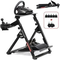 GTPLAYER Lenkradständer Lenkrad Gaming Wheel Stand für Logitech Controller (Neigungsverstellbares Gestell PS4 Xbox PC PS5)