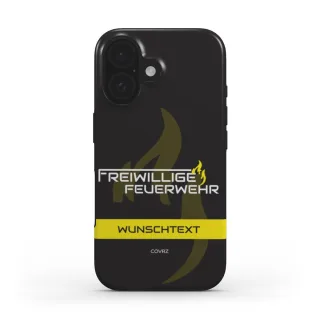 Handyhülle COVRZ  | Tough Case | Schwarz | Personalisierbar | MagSafe®-fähig | iPhone 16 15 14 13 Plus Pro Max, Samsung Galaxy S25 S24 S23 S22 uvm. Nein iPhone 16 Ohne