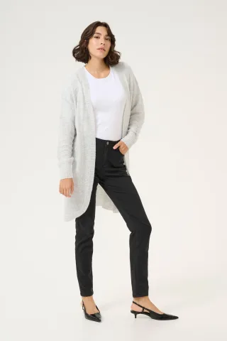 Strickjacke Regular fit light grey