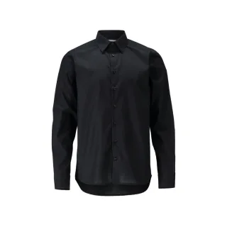 MASCOT Herren Langarmhemd FRONTLINE Vollschwarz 37-38 - 20604-984-90-37-38