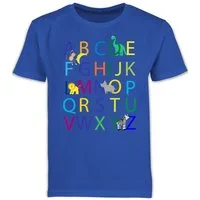 Shirtracer T-Shirt ABC Einschulung Einschulung Junge Schulanfang Geschenke