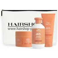 Wella Professionals Haarpflege-Set Wella Invigo Nutri-Enrich Set Shampoo+Conditioner+Mask+Tasche