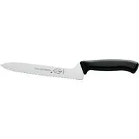 ProDynamic Sandwichmesser Wellenschliff, 18cm schwarz