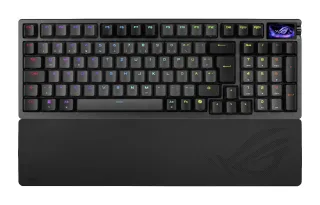 ASUS ROG Azoth 96 HE | 90mp040h-bkda20 | Verkabelt & Kabellos - USB + RF Wireless + Bluetooth