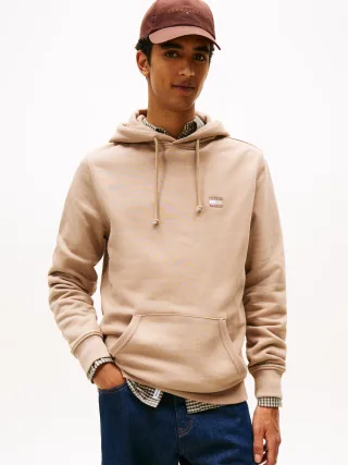Tommy Jeans (PVH Group) - TJM REG BADGE HOODIE EXT coastal taupe tonal - Gr. - S