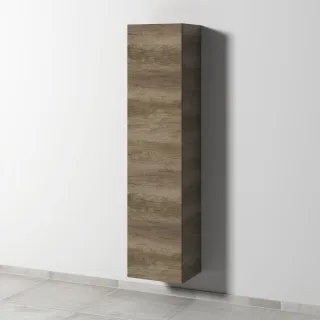Sanipa Solo One Hochschrank, B:400, H:1700, T:338mm, Eiche-Nebraska PS10037