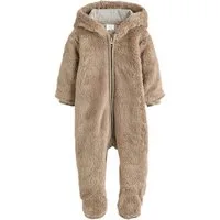 Next Fleeceoverall Gesteppter Baby-Einteiler mit Kapuze aus Polyamid (1-tlg)