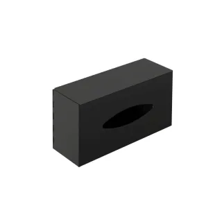 Cosmic Architect s+ Kleenex-Box 26x9x13CM, SOFT BLACK (schwarz matt), 2353628 WJC235A0028036